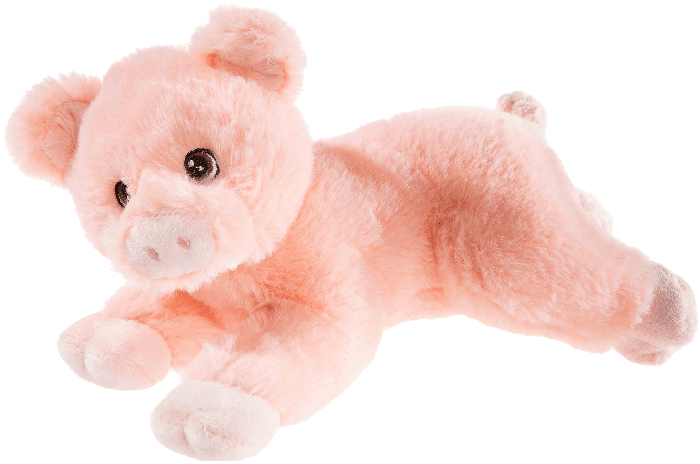 Heunec - Bottle 2 Buddy Schwein rosa 22 cm – Nachhaltiges Baby Kuscheltier aus recyceltem PET