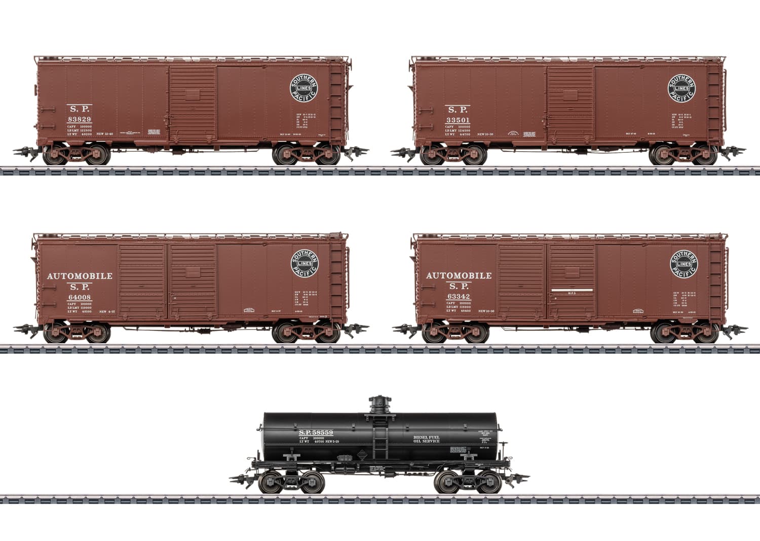 Märklin 45667 H0 Güterwagen-Set Southern Pacific