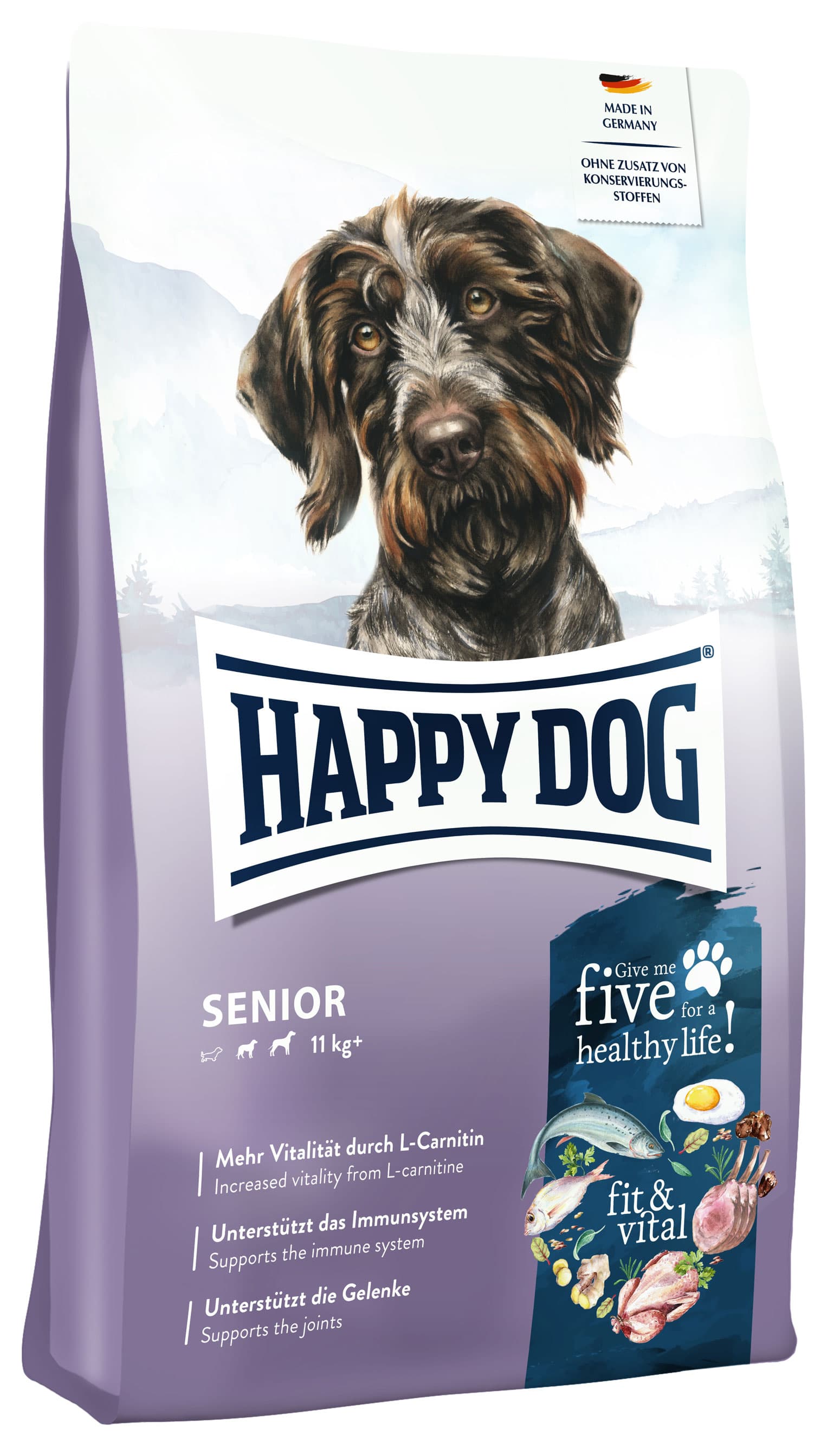 Happy Dog Supreme fit & vital Senior Hundetrockenfutter 12kg