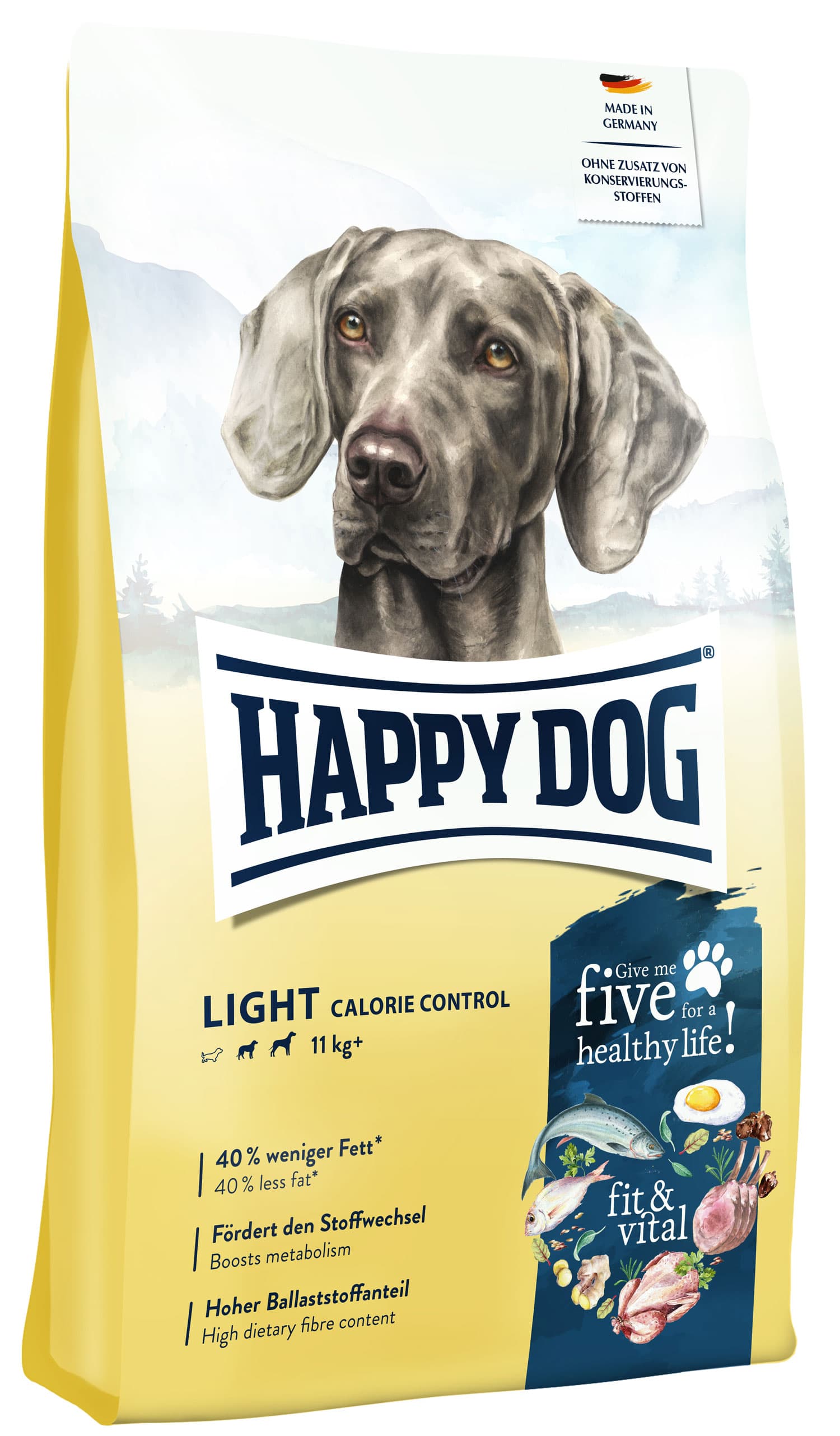 Happy Dog Supreme fit & vital Light Hundetrockenfutter 12kg