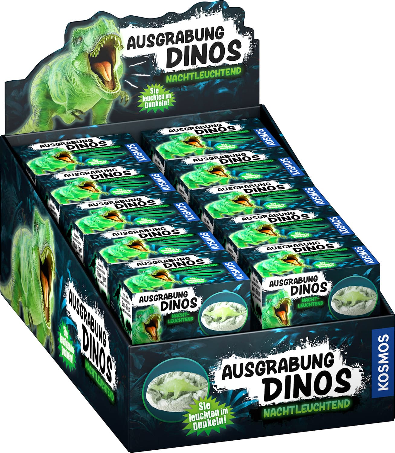 KOSMOS - Ausgrabung Nachtleuchtender Dino, sortiert (Keine Auswahl möglich)