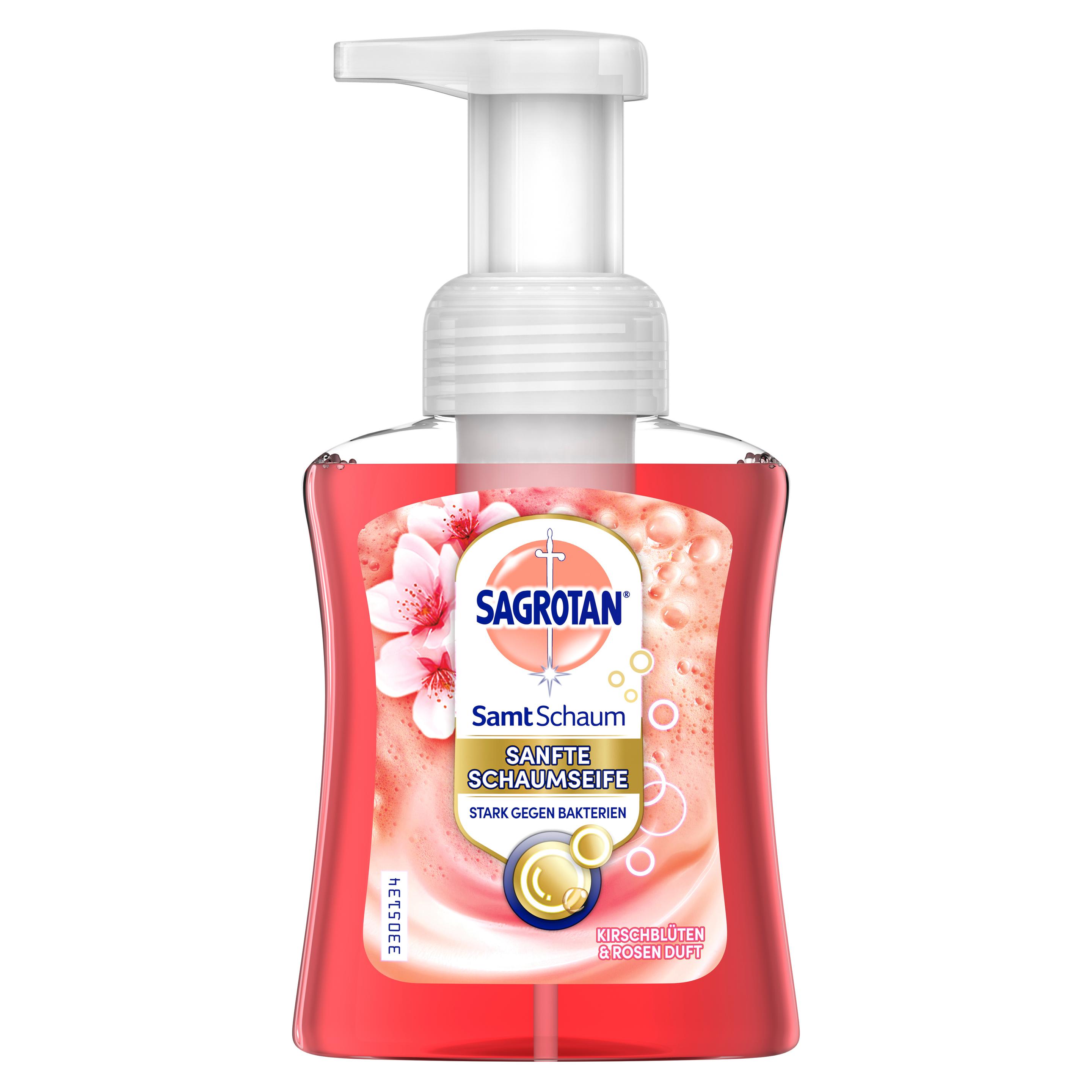 Sagrotan Samtschaum Seife Kirschblüte&Rose