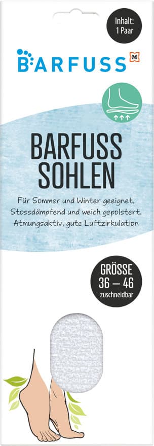 BARFUSS Einlegesohlen Gr. 36-46
