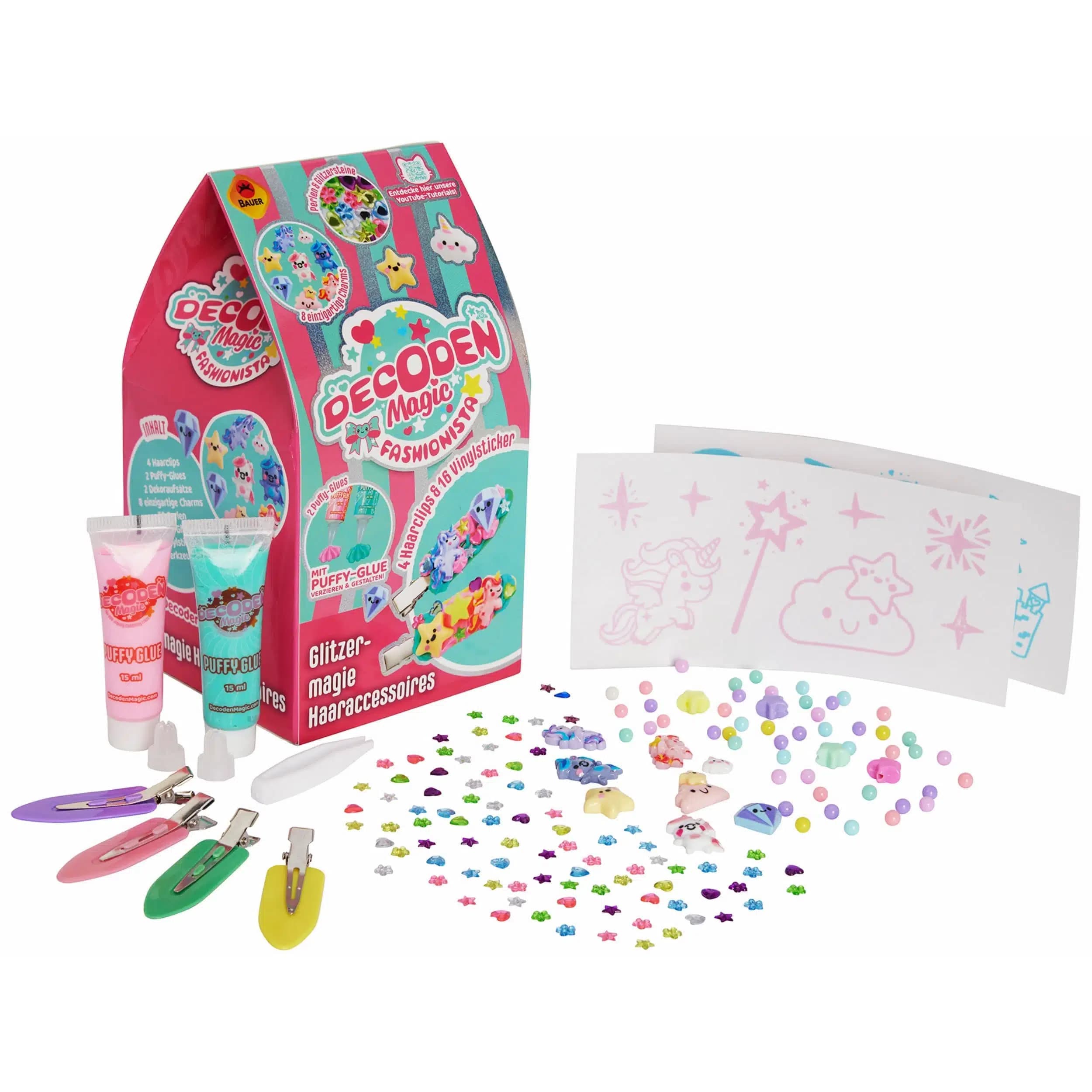 Bauer - Decoden Magic Glitzermagie Haaraccessoires