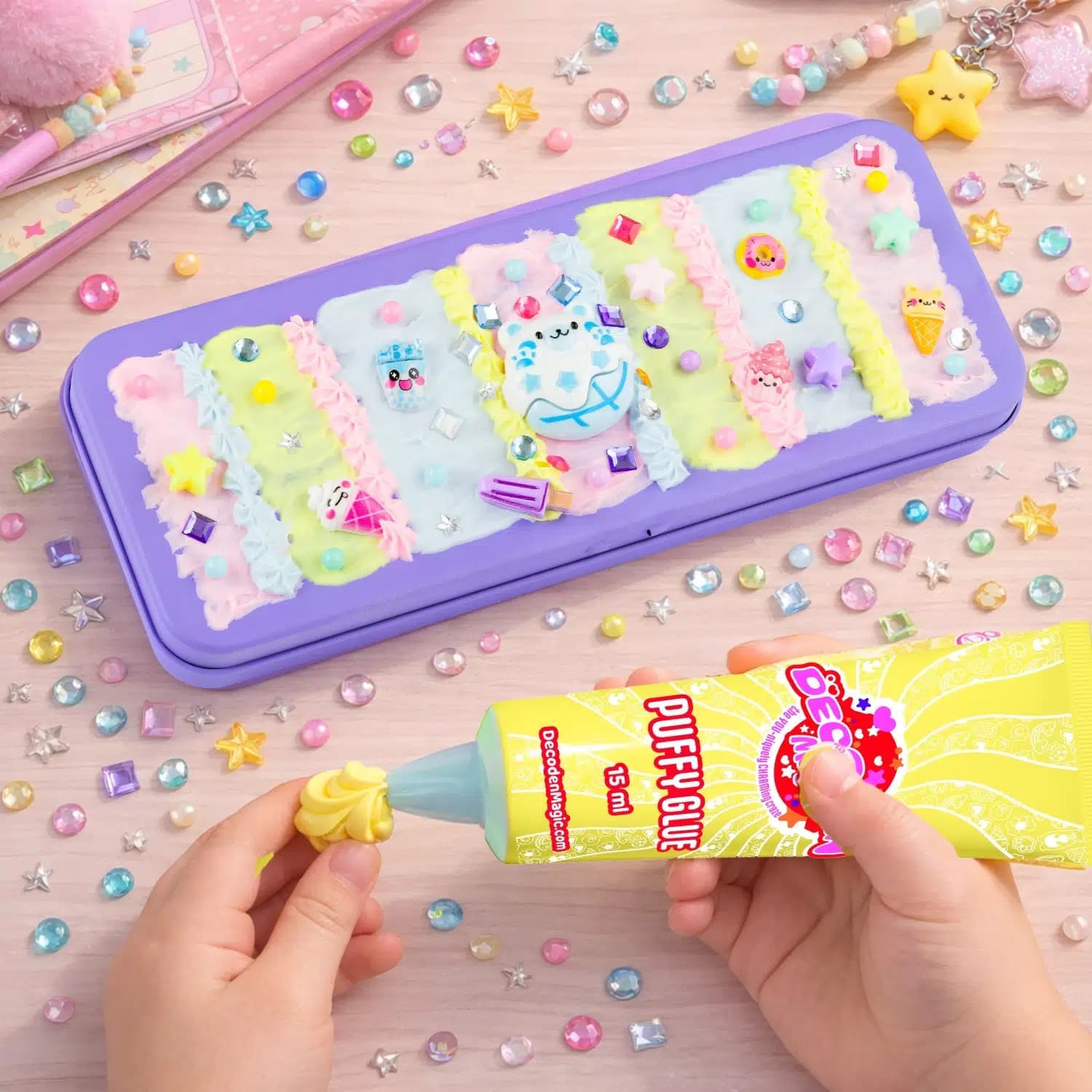 Bauer - Decoden Magic Glitzerfashion Stifte- und Makeupetui