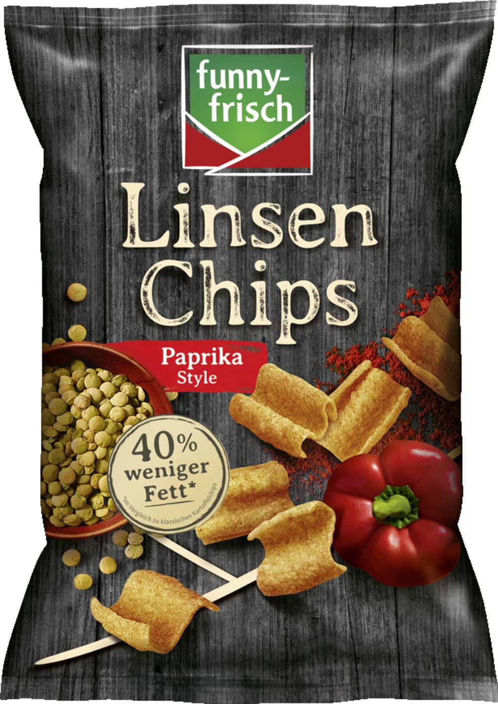 funny-frisch Linsen Chips Paprika 