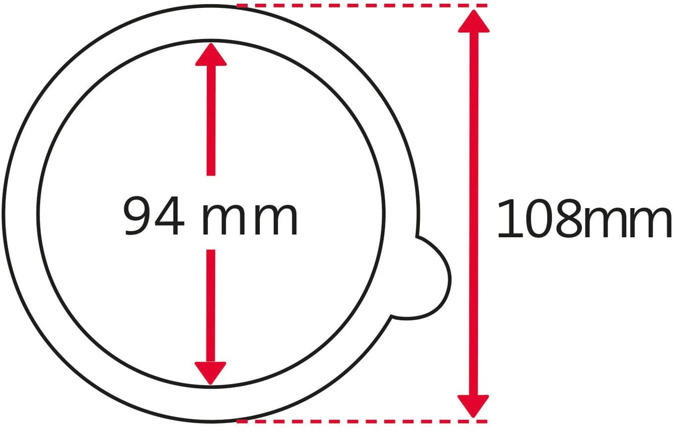 WESTMARK Einkoch-Gummiringe 94x108mm 6er Pack