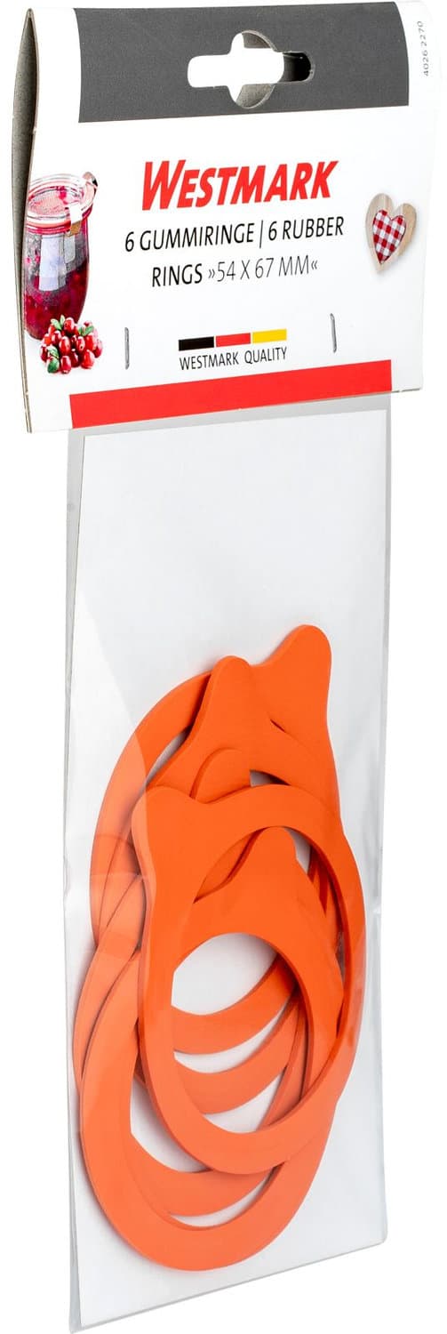 WESTMARK Einkoch-Gummiringe 54x67mm 6er Pack