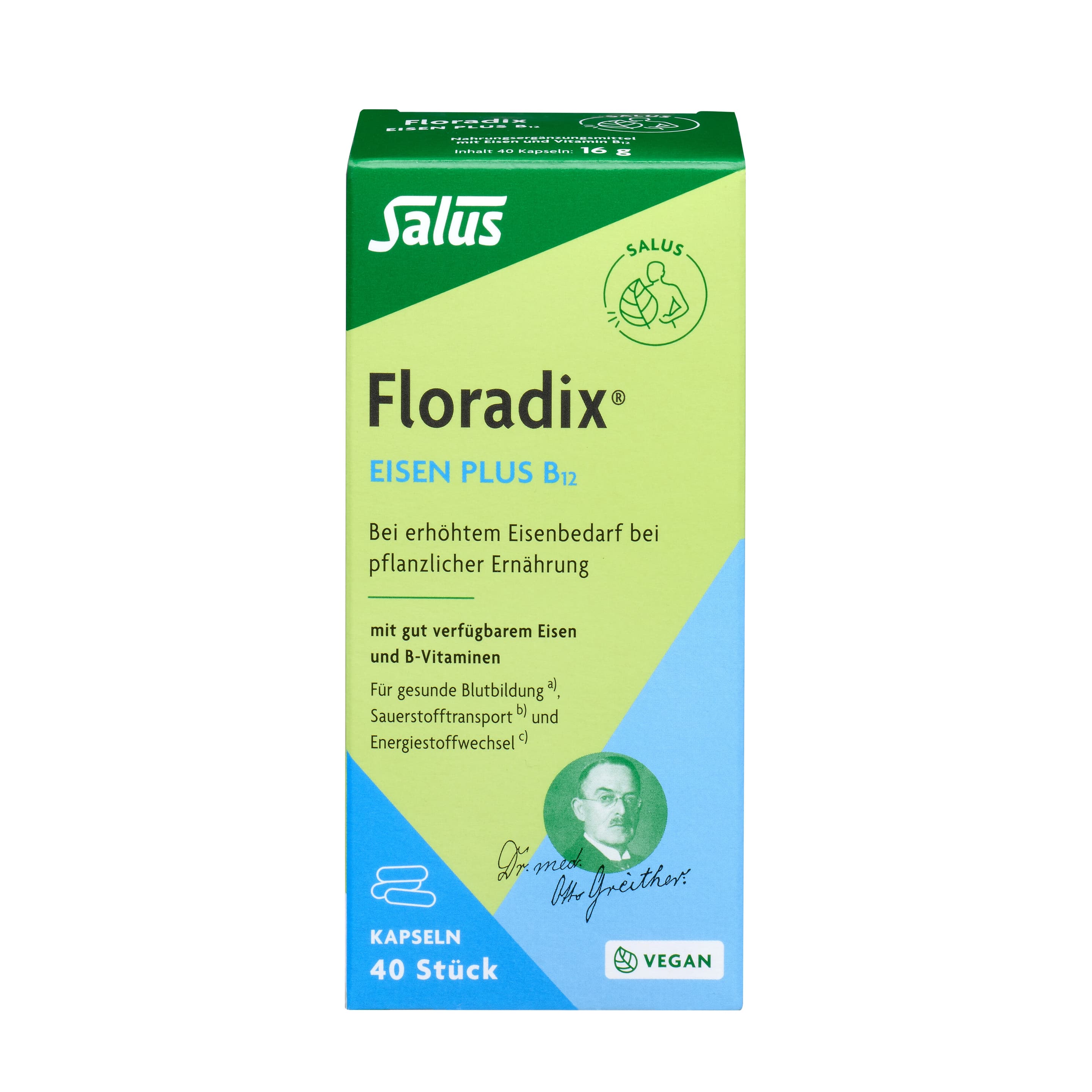 Salus® Floradix® Eisen plus B12 Kapseln