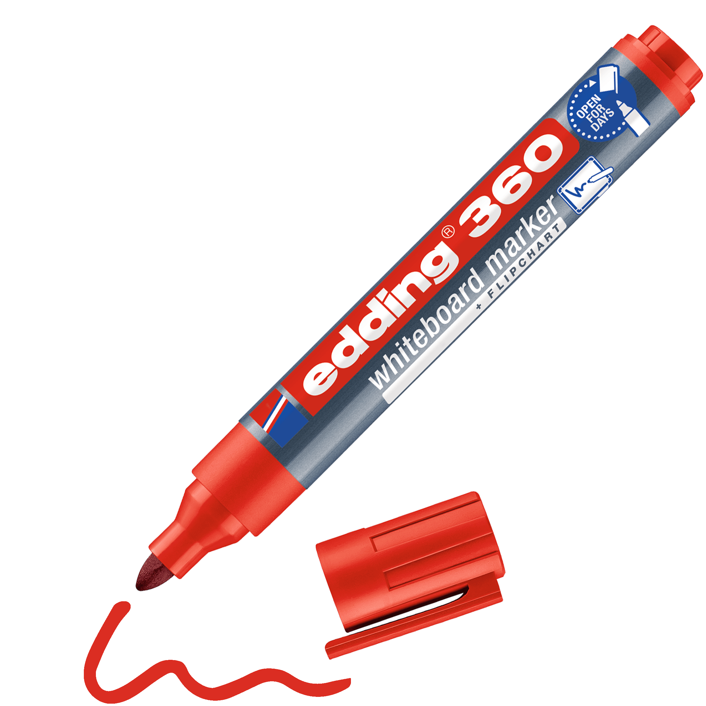 edding 360 Whiteboardmarker rot