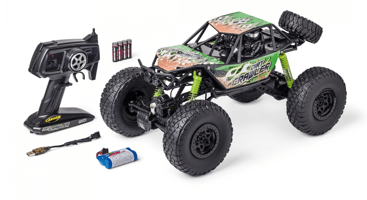 Carson - 1:8 Dirt Crawler 4x4 100% RTR grün