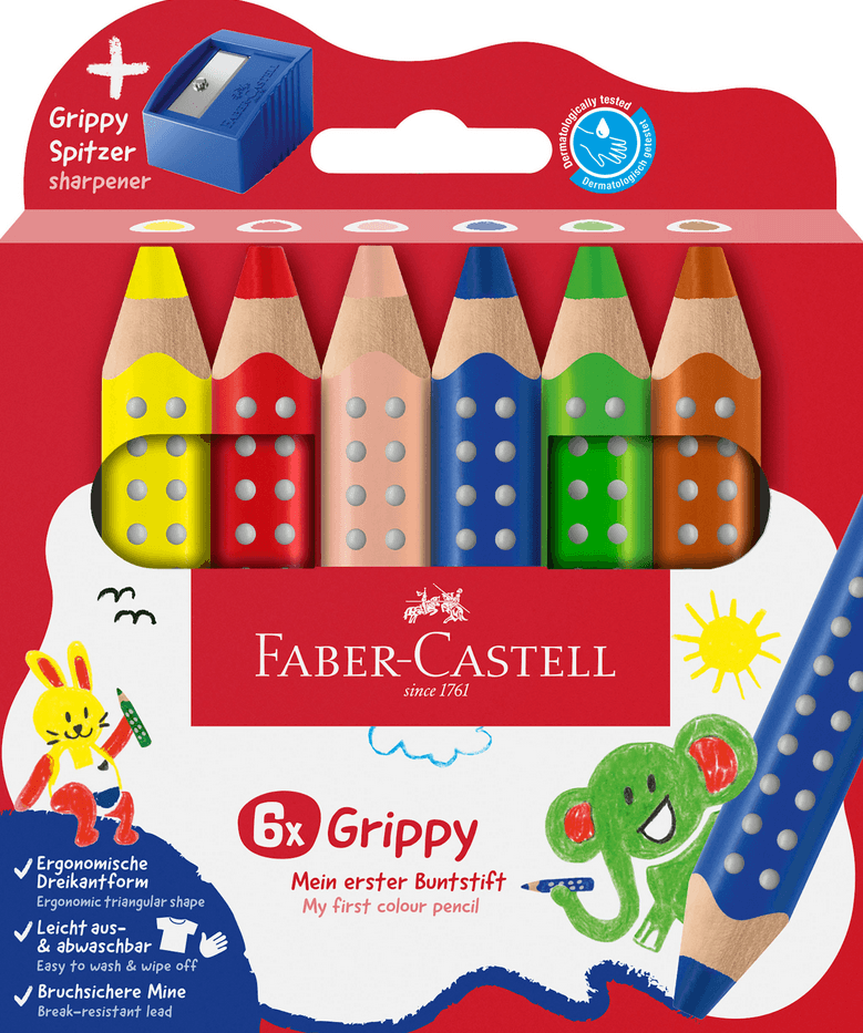 FABER-CASTELL Buntstift Grippy