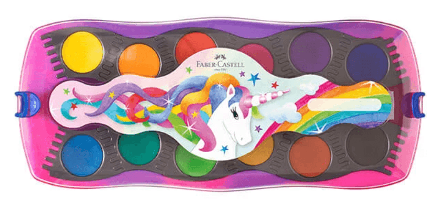 FABER-CASTELL Farbkasten Connector Einhorn Design