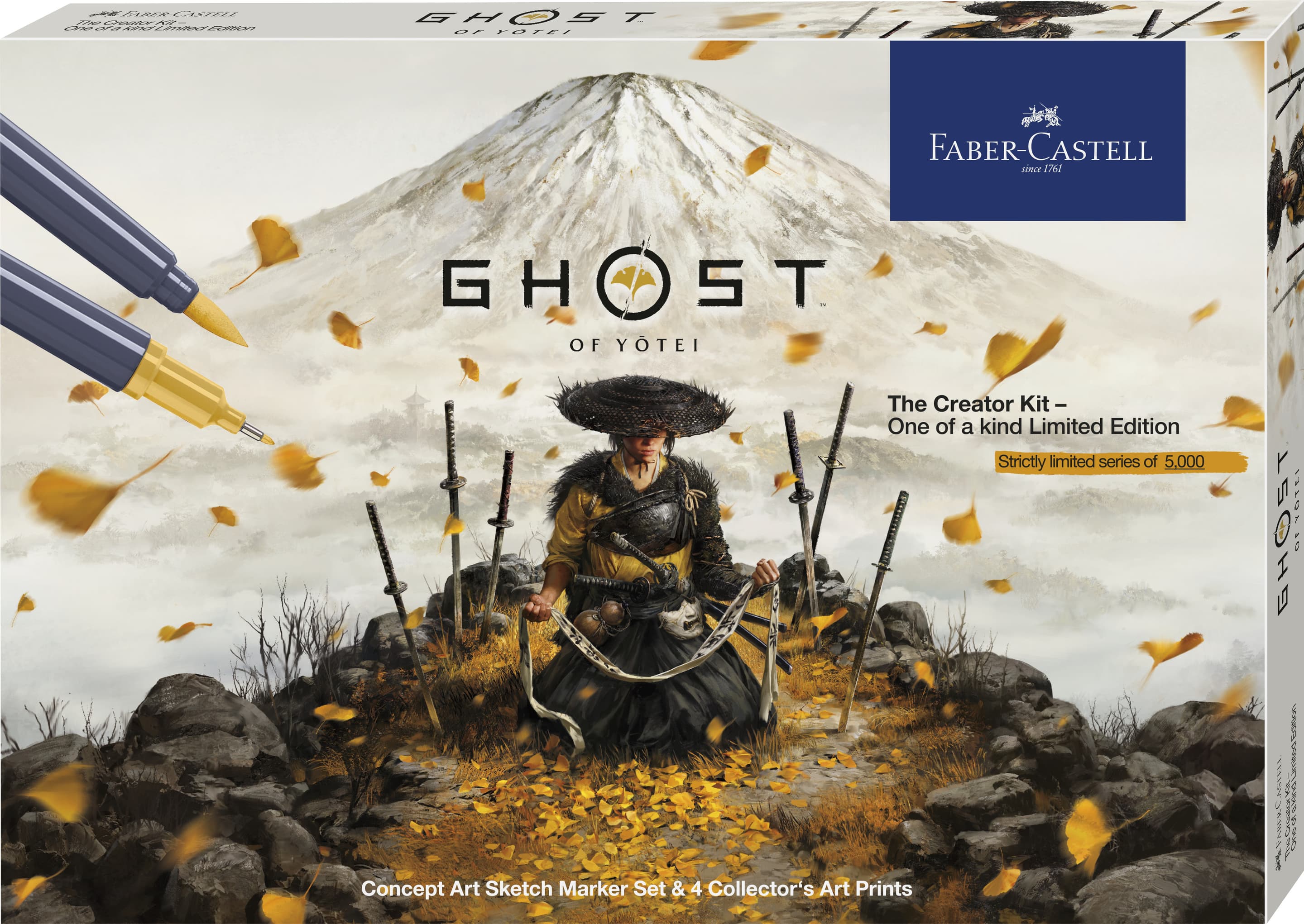 FABER-CASTELL X Ghost of Yōtei Sketch Marker Set & Creator Kit - One of a kind Limited Edition
