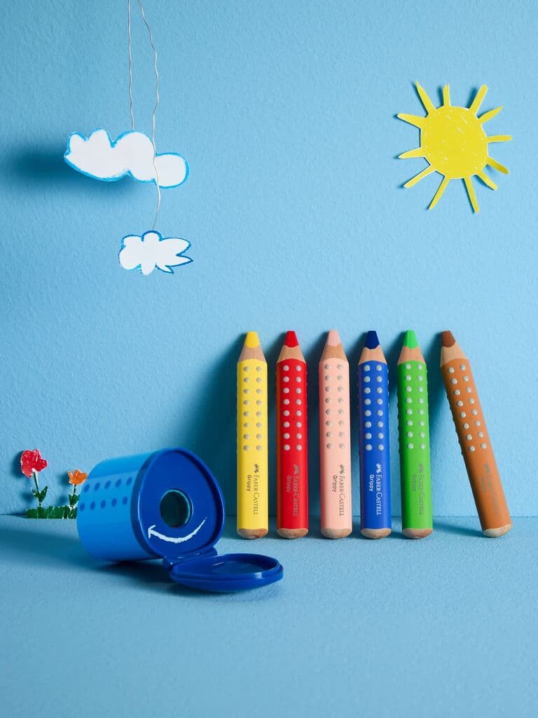 Produktbild FABER-CASTELL Spitzdose Grippy blau 2 von 6