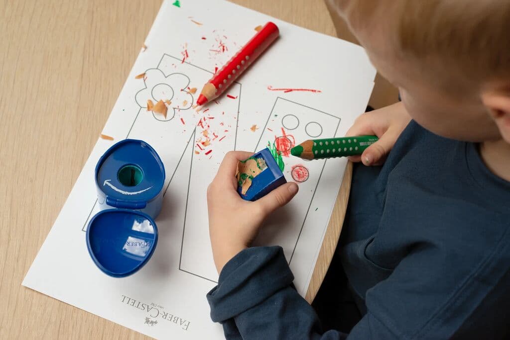 Produktbild FABER-CASTELL Spitzdose Grippy blau 3 von 6