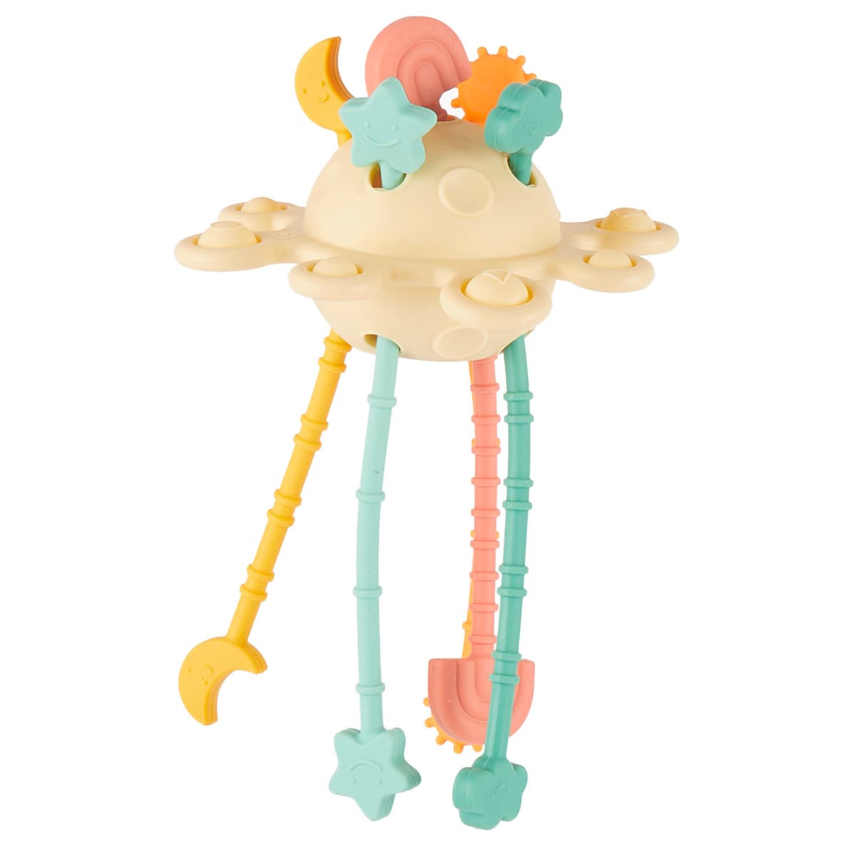 Bieco - Silikon Montessori Aktivitätsspielzeug banana