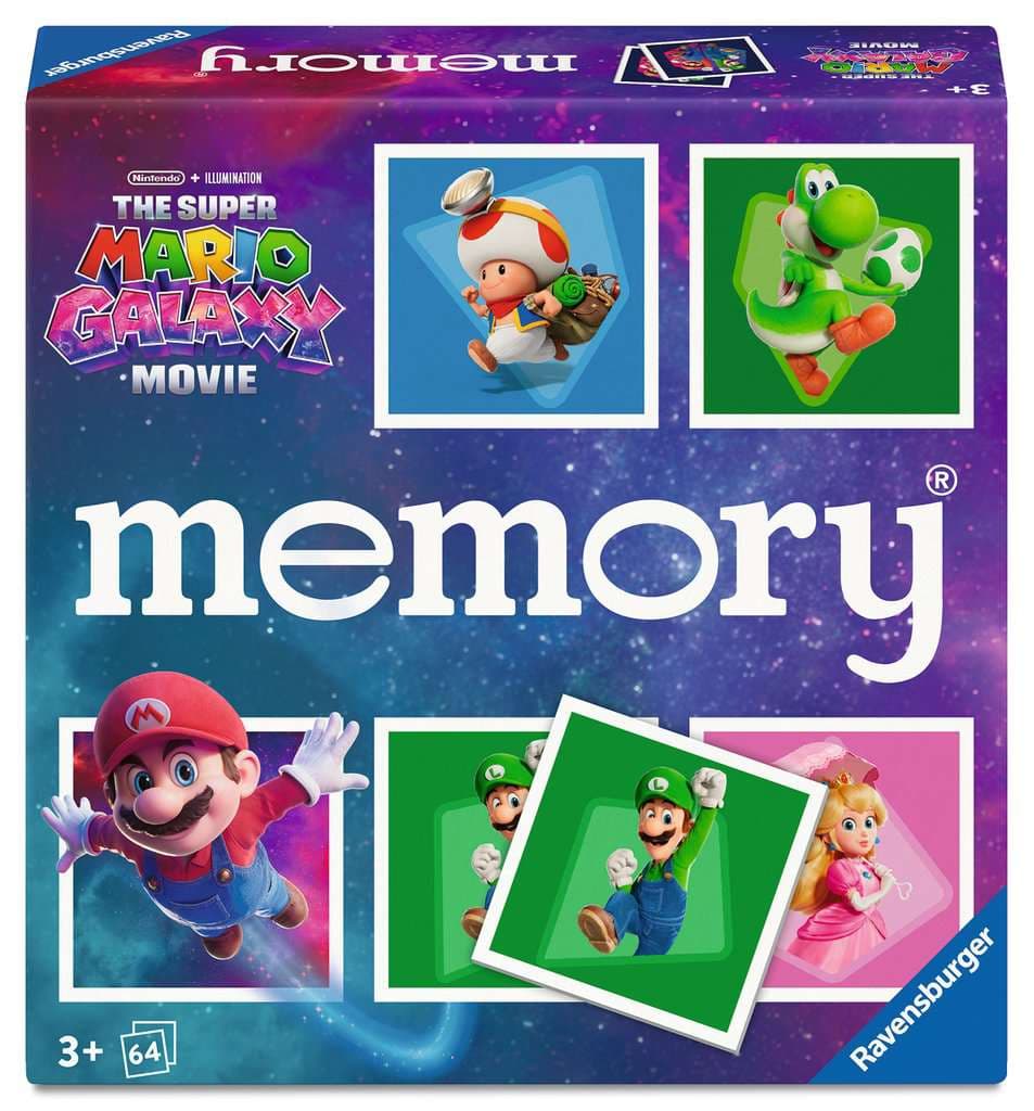 Ravensburger Spiel -  memory  The Super Mario Galaxy Movie - Gedächtnisspiel ab 3 Jahre