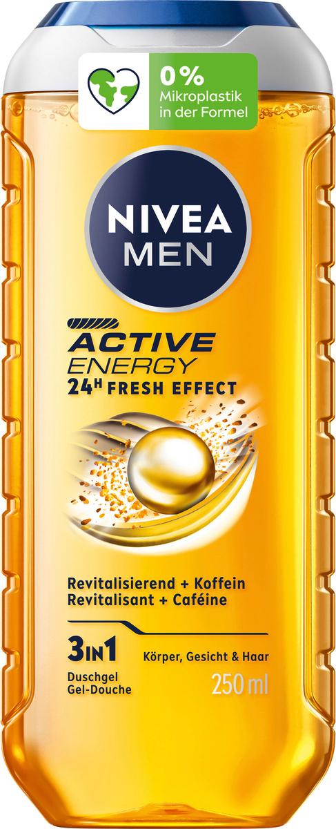 NIVEA MEN Duschgel Active Energy 24 H fresh effect 3 in 1