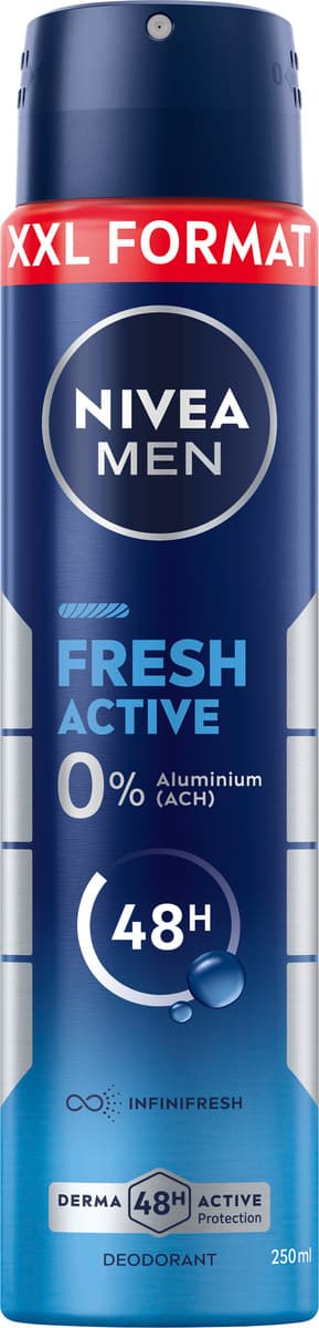 NIVEA MEN Deo Spray Fresh Active XXL