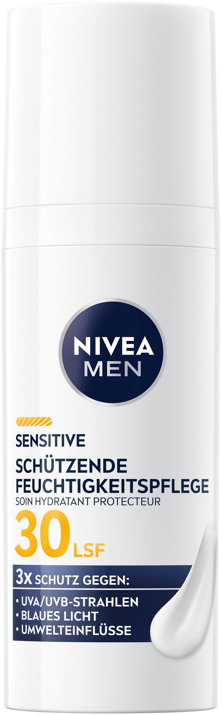 Produktbild NIVEA MEN Sensitive Schützende Feuchtigkeitspflege LSF30  3 von 9