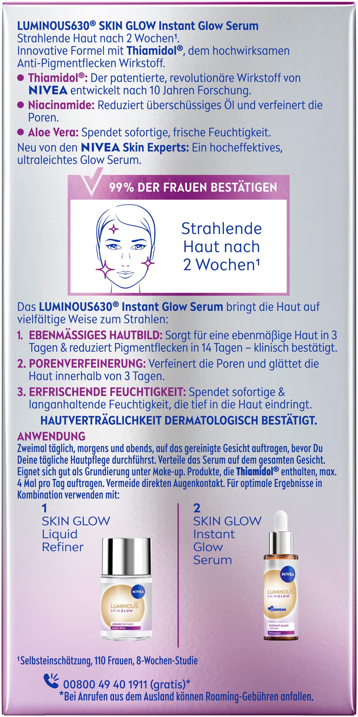 Produktbild NIVEA LUMINOUS EVEN GLOW SERUM 15ml  3 von 4