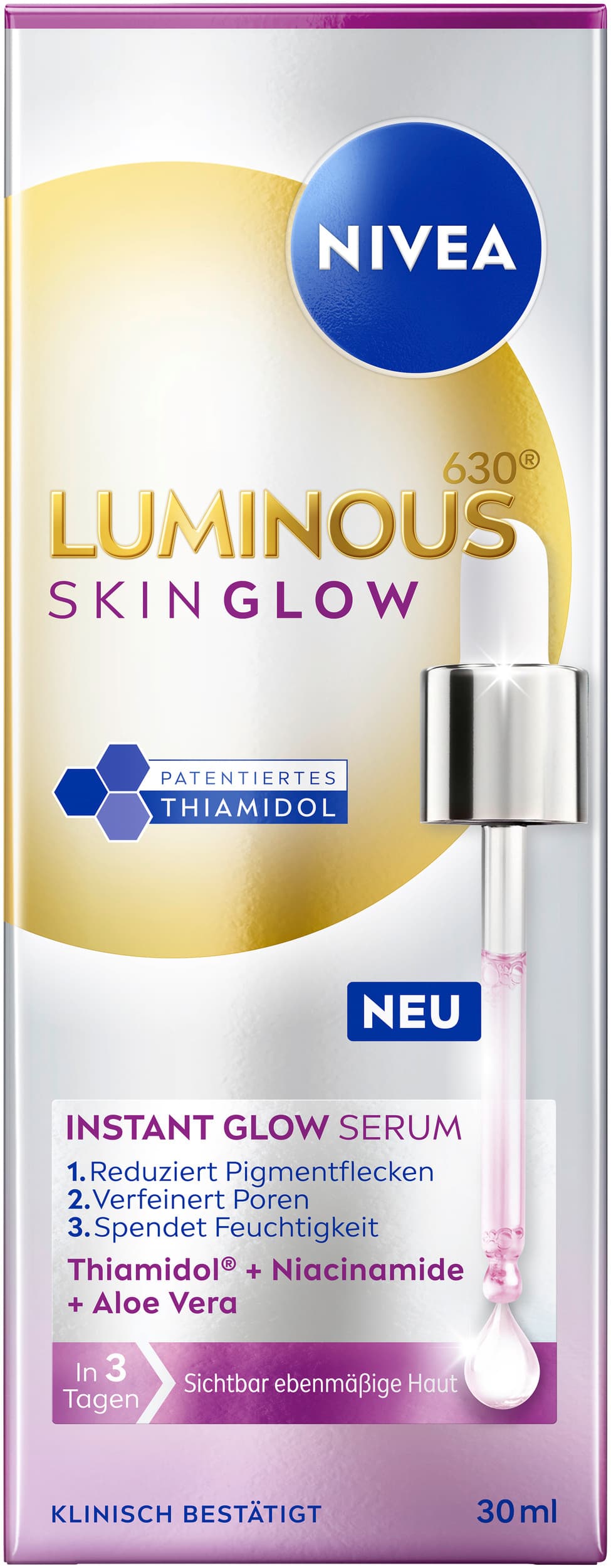 Produktbild NIVEA LUMINOUS EVEN GLOW SERUM 30ml  2 von 4