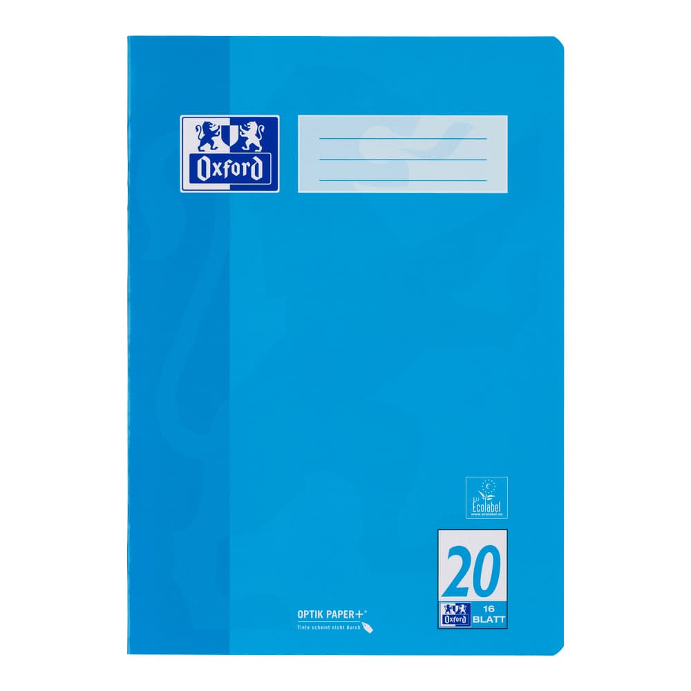 Oxford Heft A4 Lineatur 20 16 Blatt