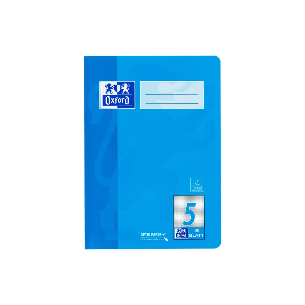 Oxford Heft A5 Lineatur 5 16 Blatt