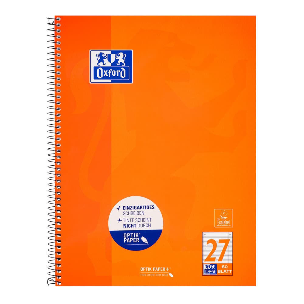 Oxford Collegeblock A4 80 Blatt Lineatur 27