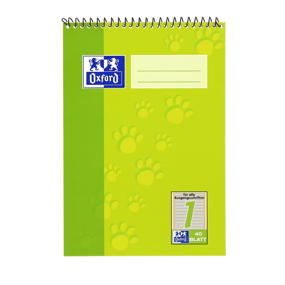 Oxford Spiralschulblock A5 Landre Lineatur 1