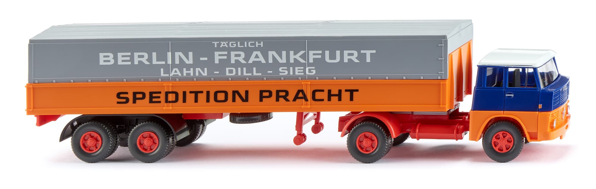 WIKING 051504 1:87 Pritschensattelzug (Henschel) "Spedition Pracht"