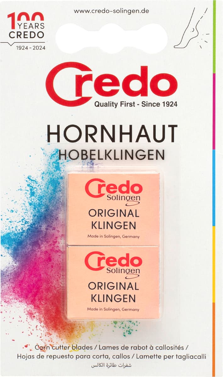 Credo Ersatzklingen für Hornhauthobel