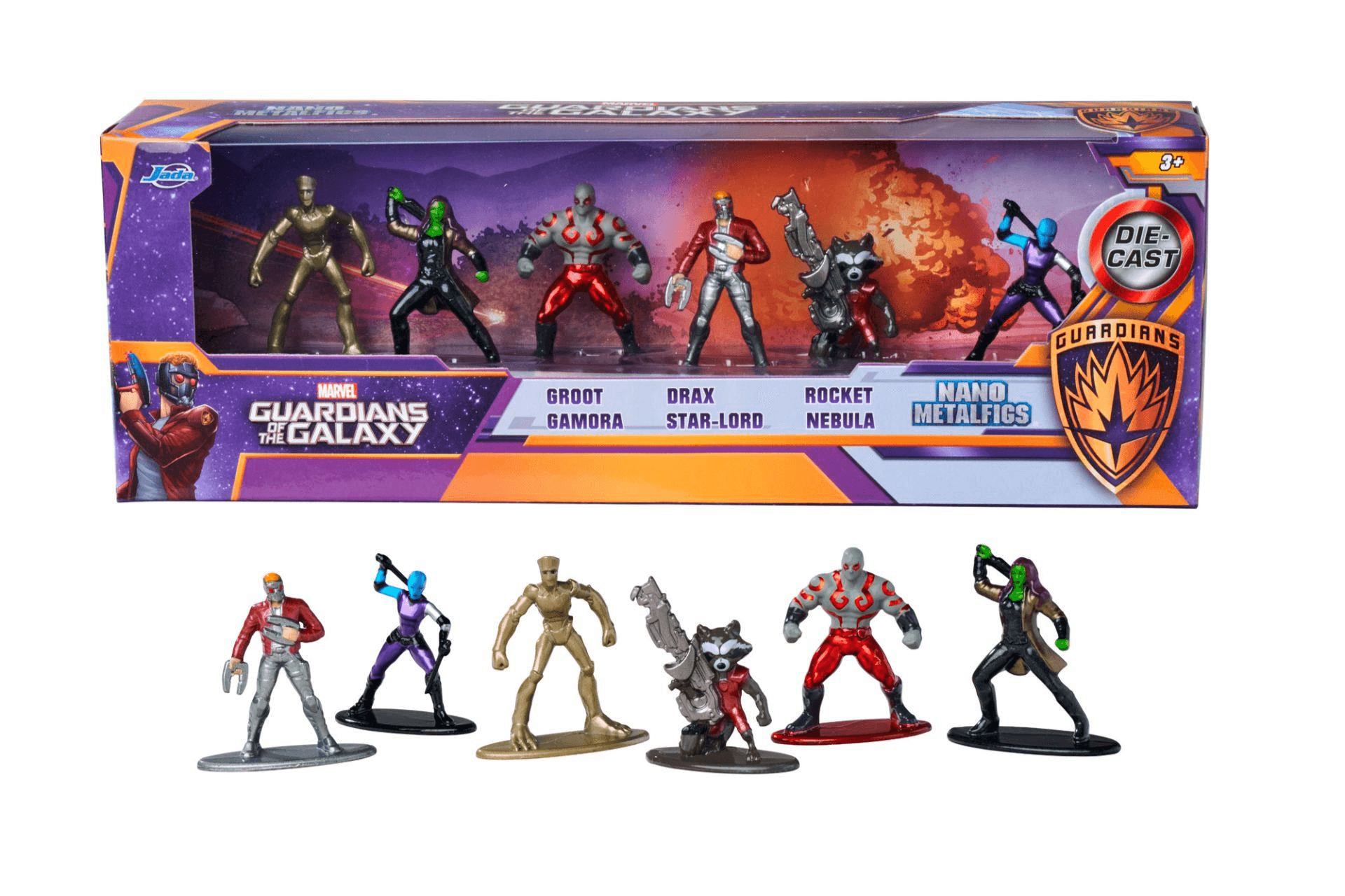 Jada - Marvel Guardians of the Galaxy Die‑Cast Figuren Set – Sammelfiguren