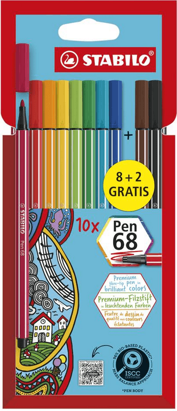 STABILO® Premium-Fasermaler - STABILO Pen 68