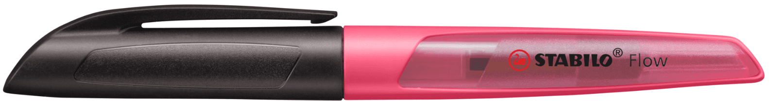 STABILO Füllhalter Flow BOSS pink transparent