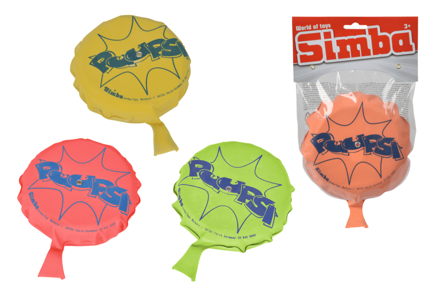 Simba - Puuupsi Kissen, 4-sort.