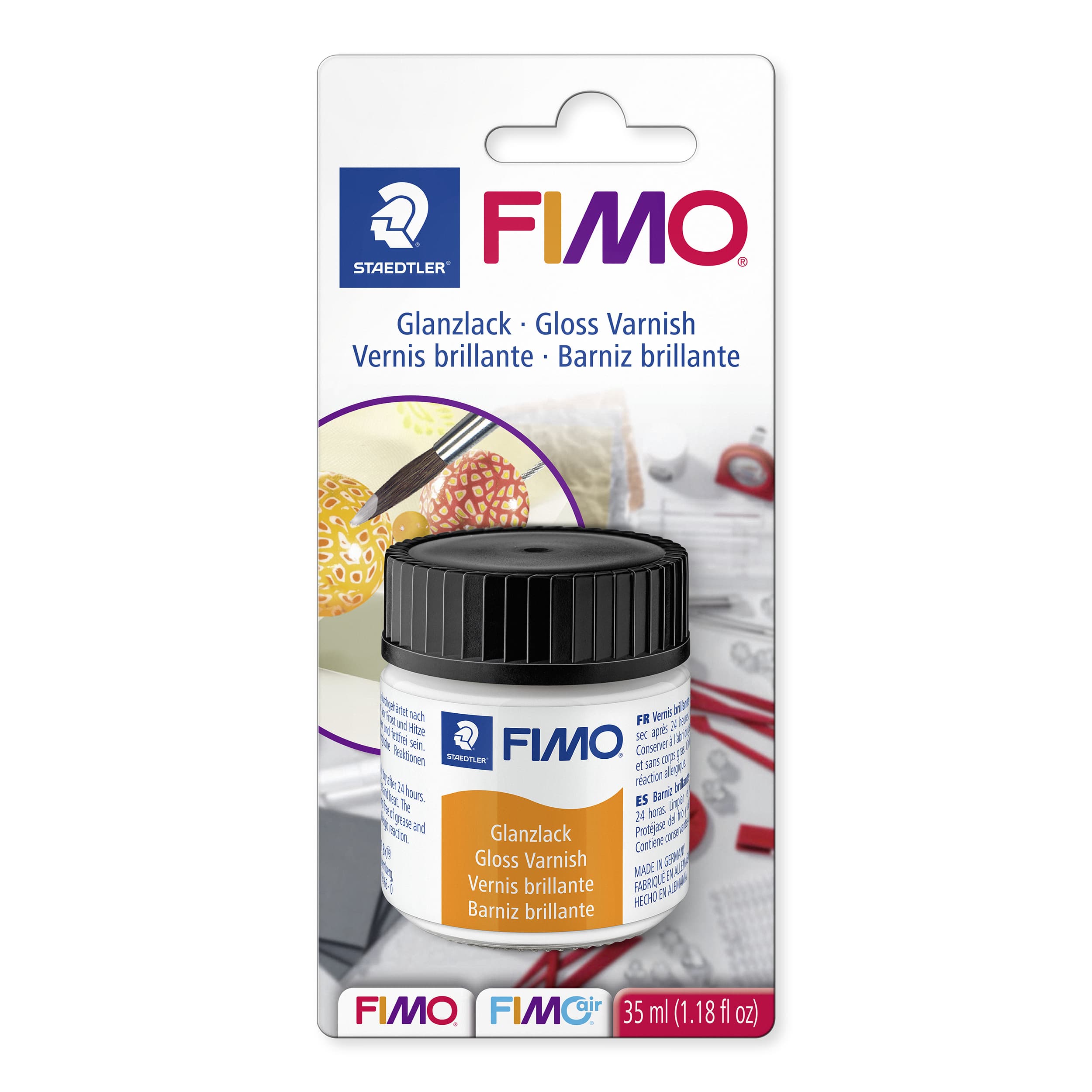 FIMO Glanzlack  Gläschen mit 35 ml