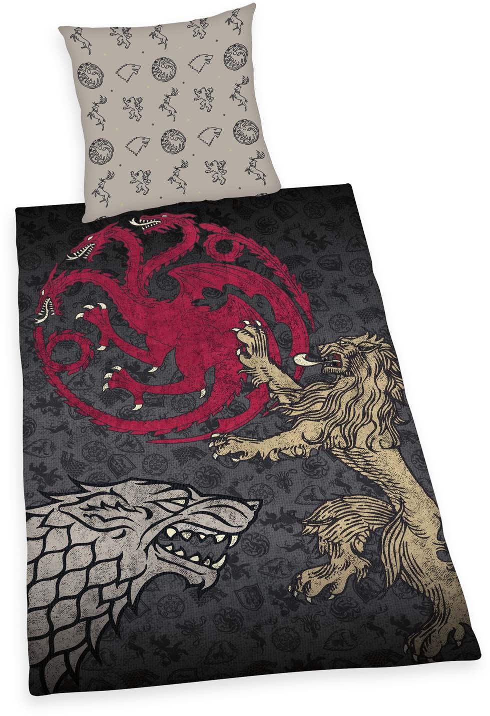 Game of Thrones Bettwäsche 80x80cm, 135x200cm
