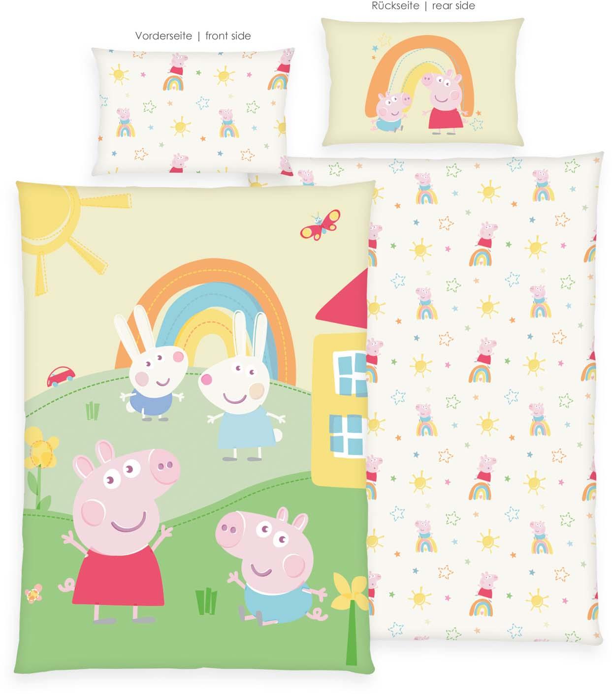Produktbild Peppa Pig Kinderbettwäsche "Made in Green" 40x60cm, 100x135cm 2 von 2