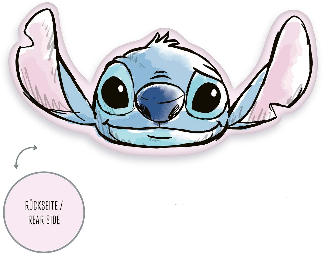 Disney Stitch Konturenkissen 42,5x21,5cm