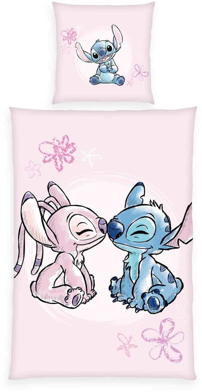 Disney Stitch Kinderbettwäsche 70x90cm, 140x200cm