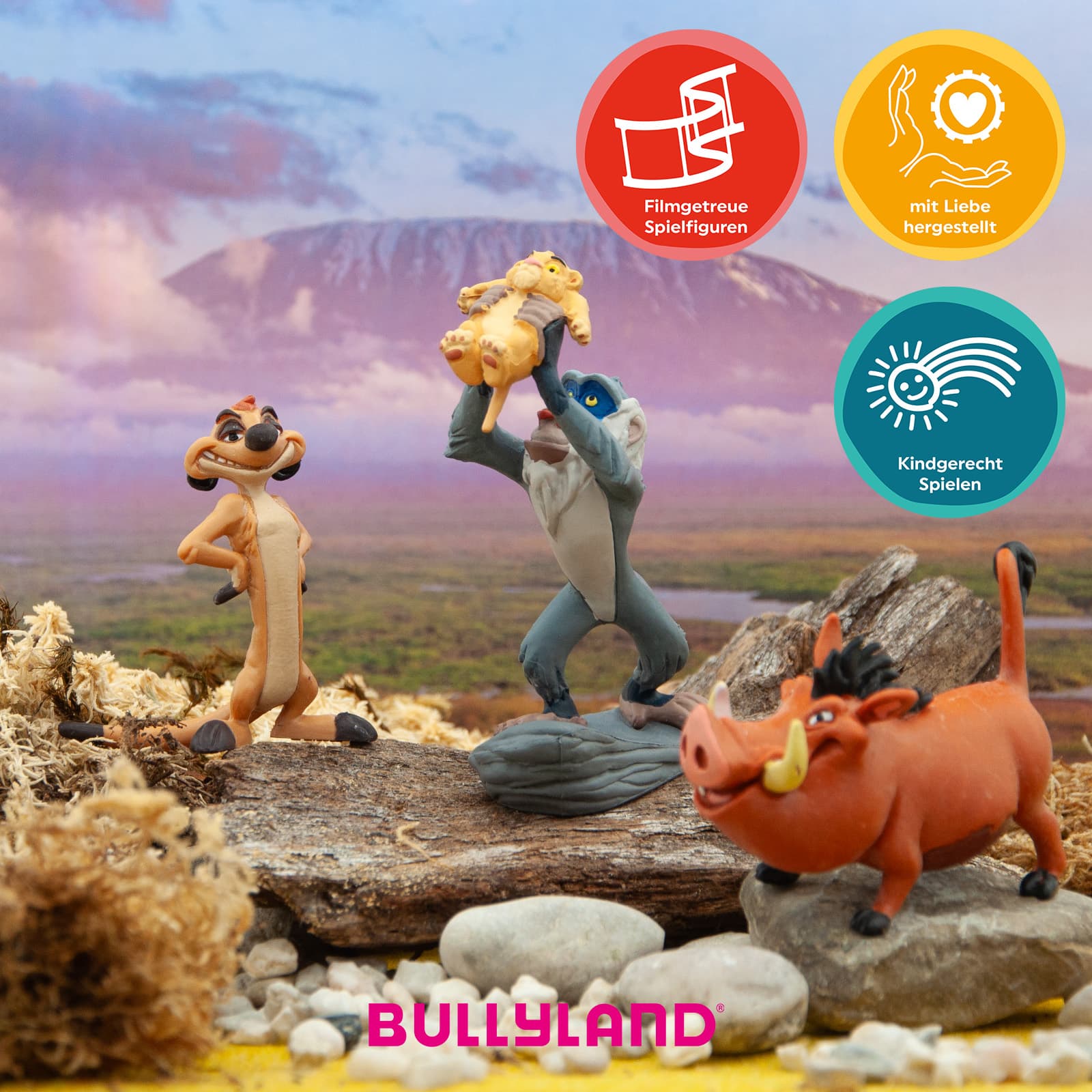 Produktbild BULLYLAND - Disney – Rafiki mit Baby Simba 4 von 4