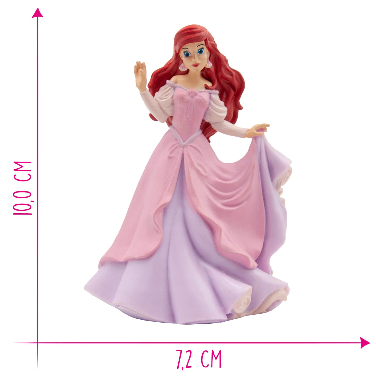 Produktbild BULLYLAND - Disney – Prinzessin Arielle im rosa Kleid 4 von 4
