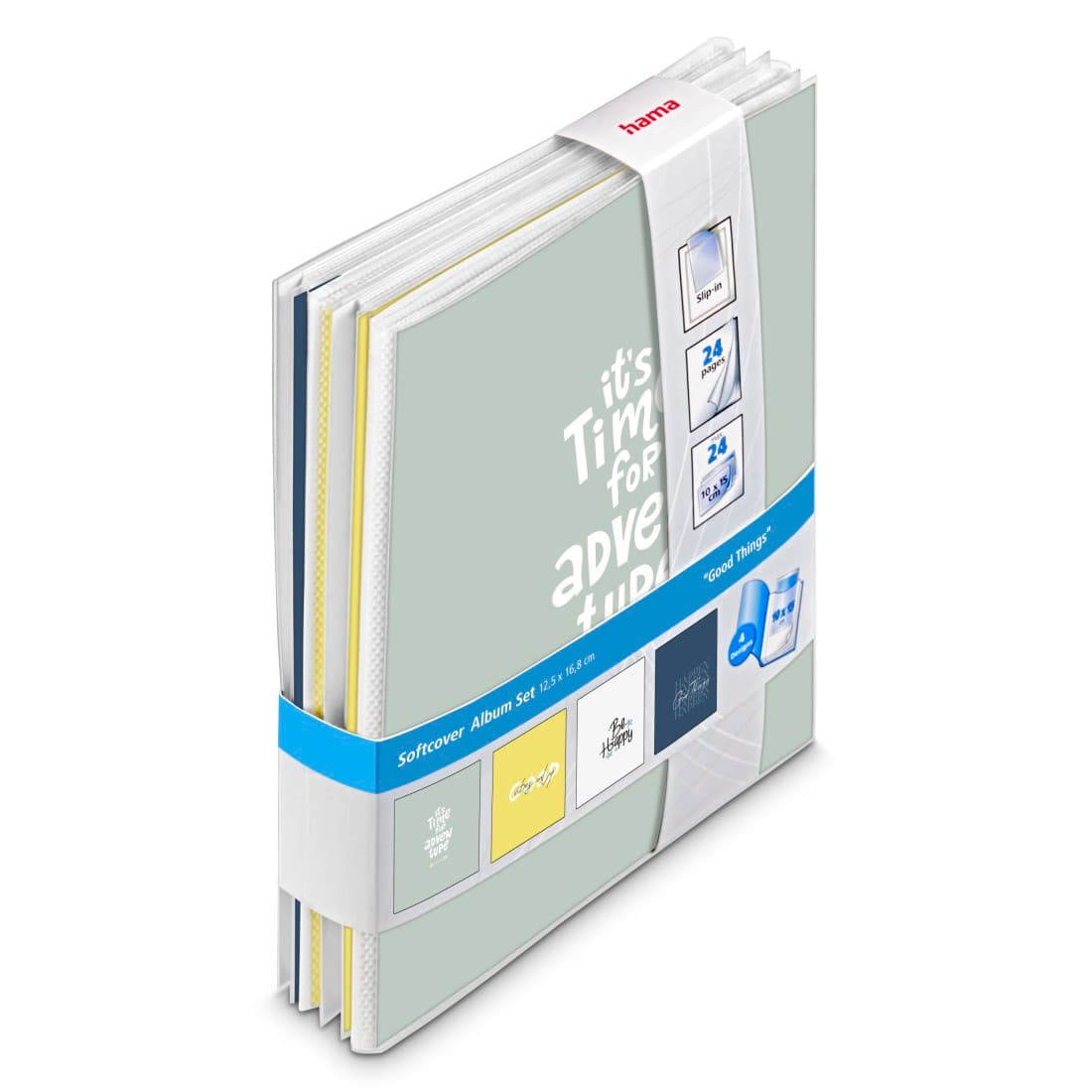 HAMA  Spiral Album "Good Things”, 28x24 cm, 50 weiße Seiten, Vibes