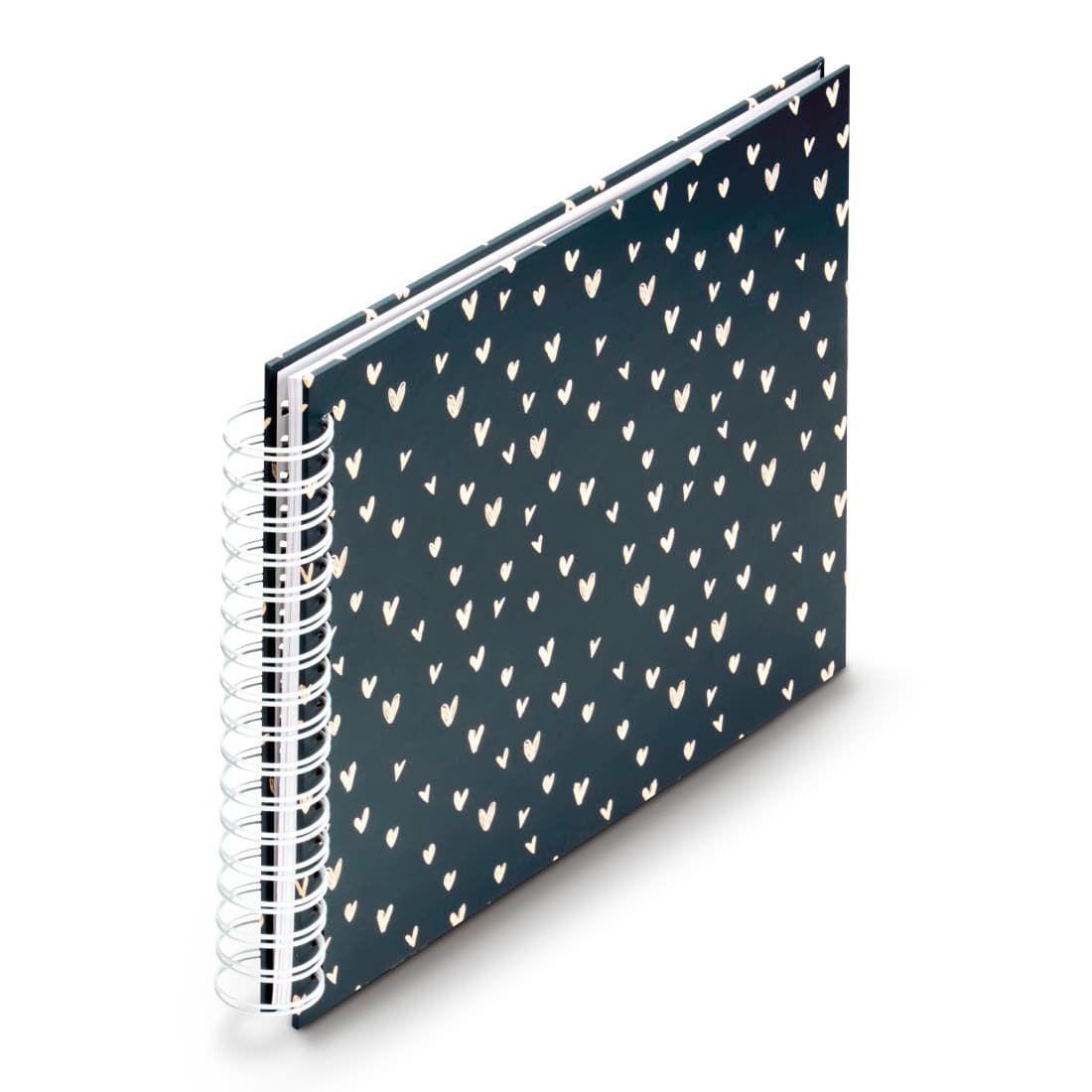 HAMA Spiral-Album "Lovely", 28x24 cm, 50 weiße Seiten, Blau