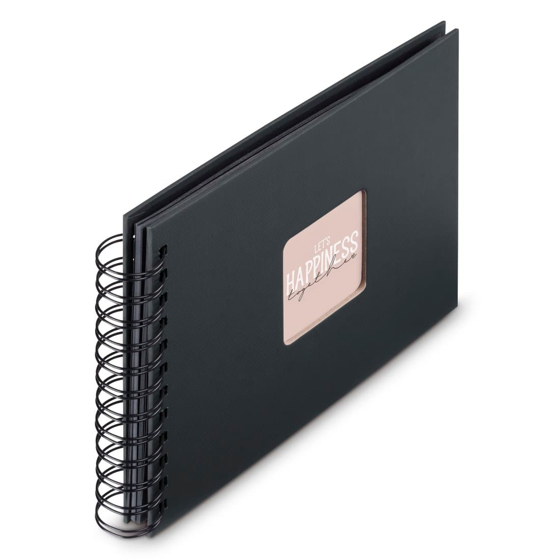 HAMA Spiral-Album "Fine-Art", 24x17 cm, 50 schwarze Seiten, New Black