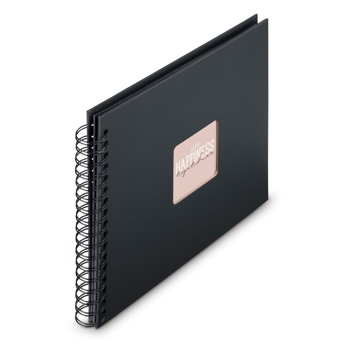 HAMA Spiral-Album "Fine Art", 28x24 cm, 50 schwarze Seiten, New Black