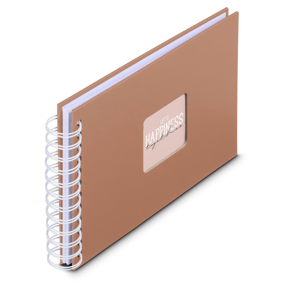 HAMA Spiral-Album "Fine Art", 24x17 cm, 50 weiße Seiten, Mousse