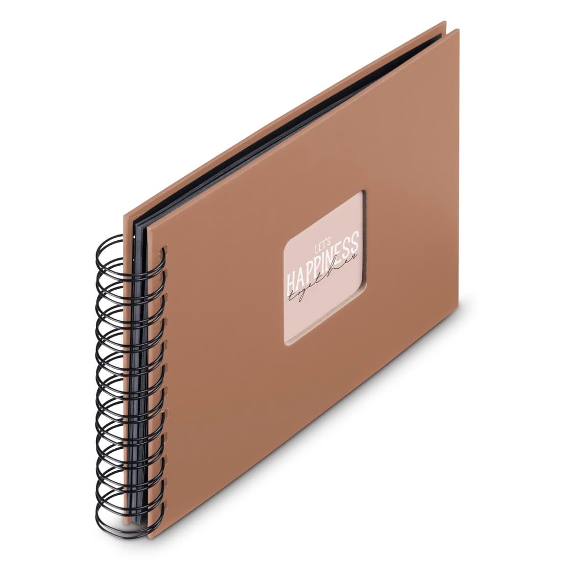 HAMA Spiral-Album "Fine Art", 24x17 cm, 50 schwarze Seiten, Mousse